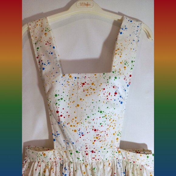 Handmade A-line Midi Pinafore Apron Pullover Jumper Butterick Pattern 6671 - Picture 2 of 13